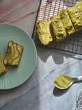 Matcha zebra cake