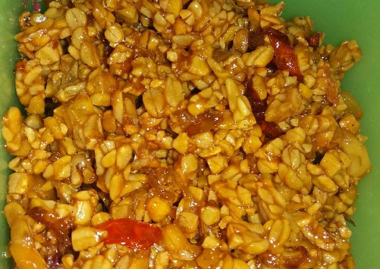 Bagaimana Membuat Kering tempe pedas manis awet kriukny😋 yang Enak