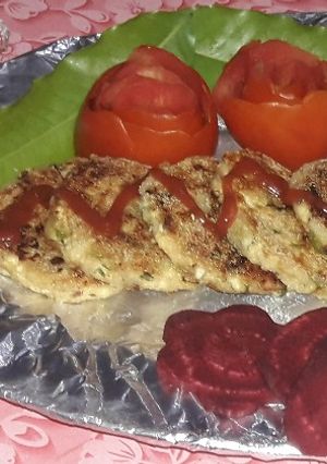 A picture of Hung curd kabab.