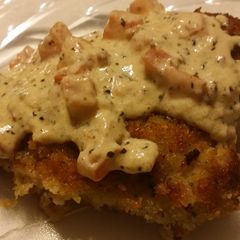 A picture of Skillet Basil Cream Chicken.