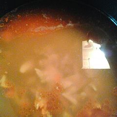 A picture of Chicken stock.