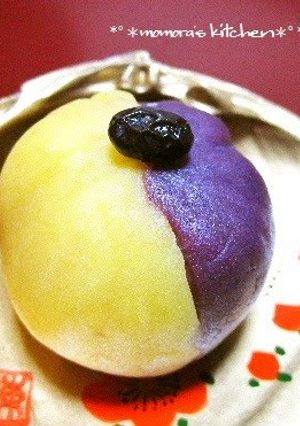 A picture of Purple Sweet Potato Paired with Sweet Potato Chestnut Kinton.