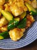 Chicken Breast, Ume and Cucumber Stir Fry