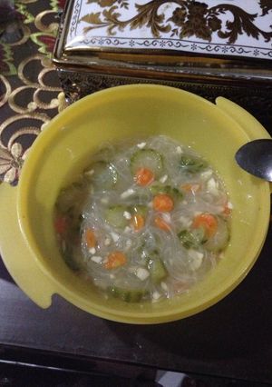 Foto resep Sayur sop Oyong, wortel dan soun 