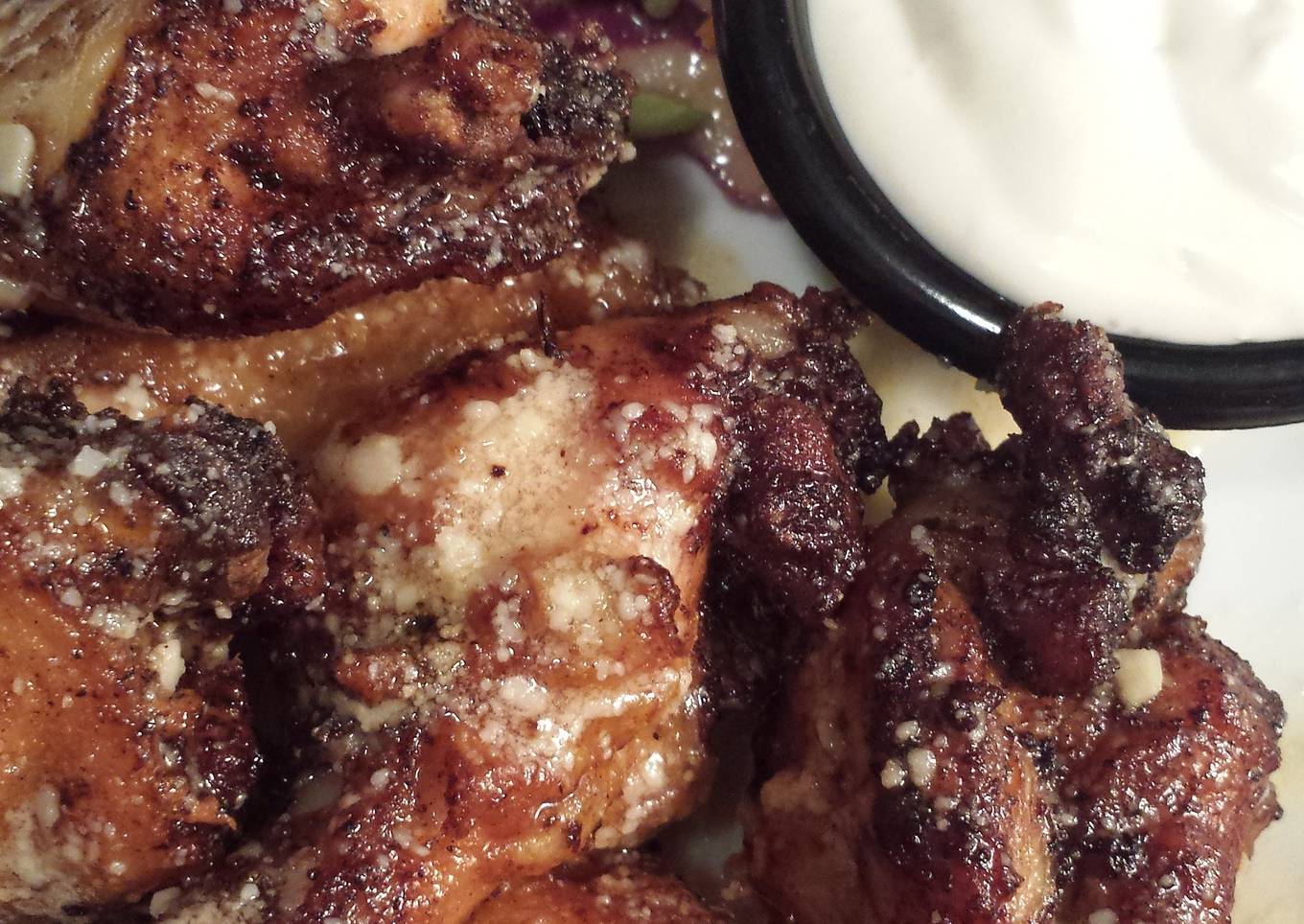 Garlic parmesan wings