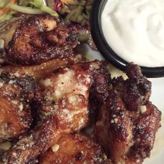 A picture of Garlic parmesan wings.