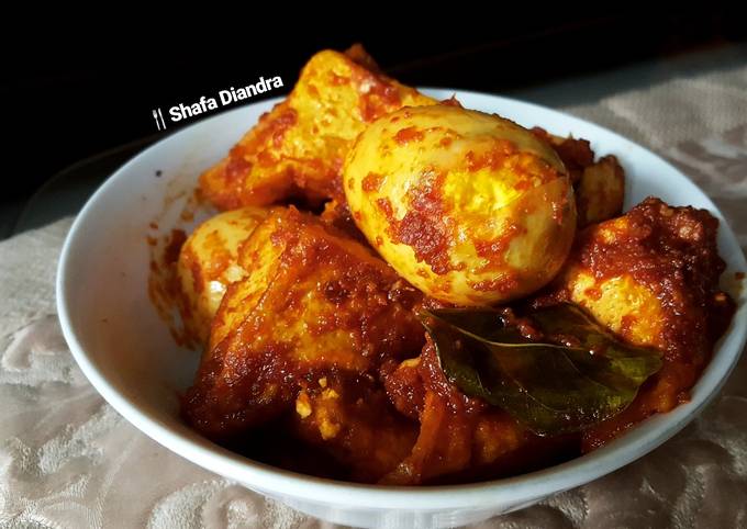  Resep enak membuat Tahu Telur Bumbu Bali #masakanindo 🇲🇨 yang sesuai selera