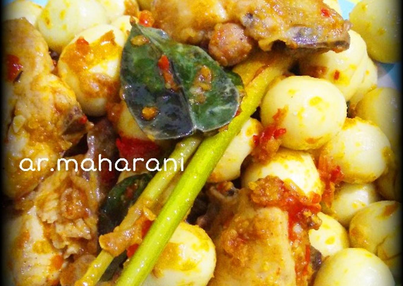 Balado Ayam & Telur Puyuh