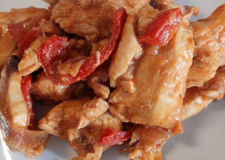 Recipe of Perfect Sweet and spicy chicken