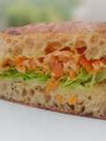 Salmon And Cheese Sandwich