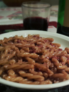 A picture of Drunken pasta.