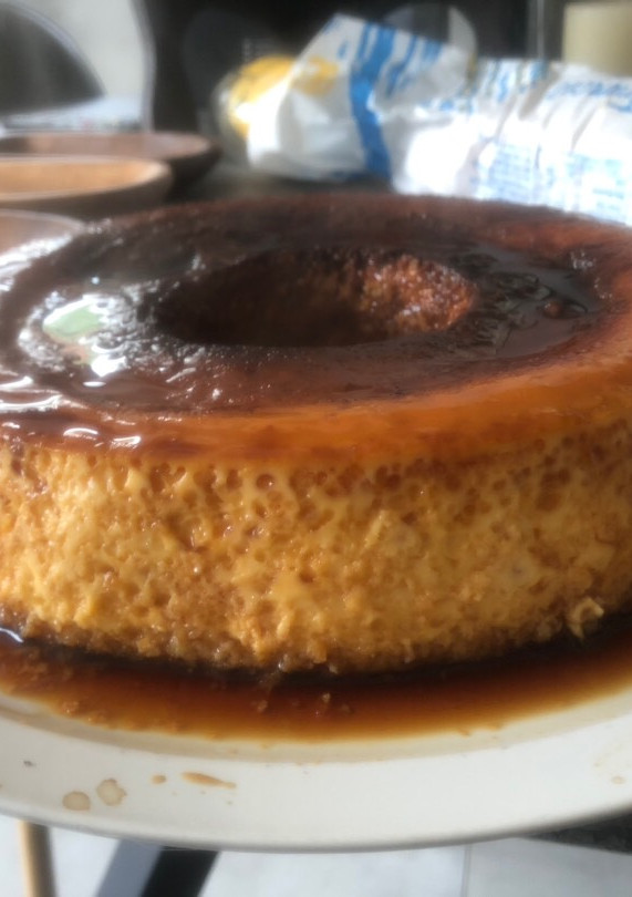Una foto de Flan común o de coco