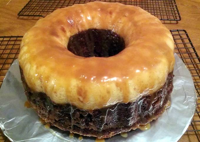 Step-by-Step Guide to Prepare Speedy Chocoflan cake