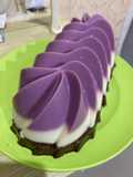 Puding taro coklat