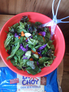 A picture of Fresh wholesome Asian salad.