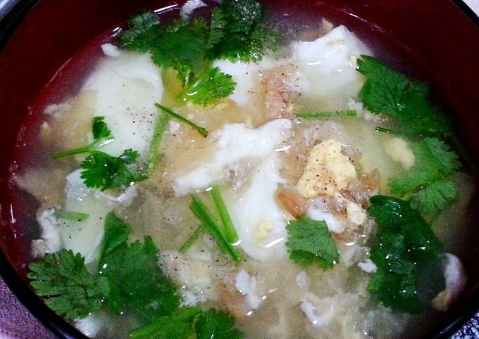 Winter cabbage soup