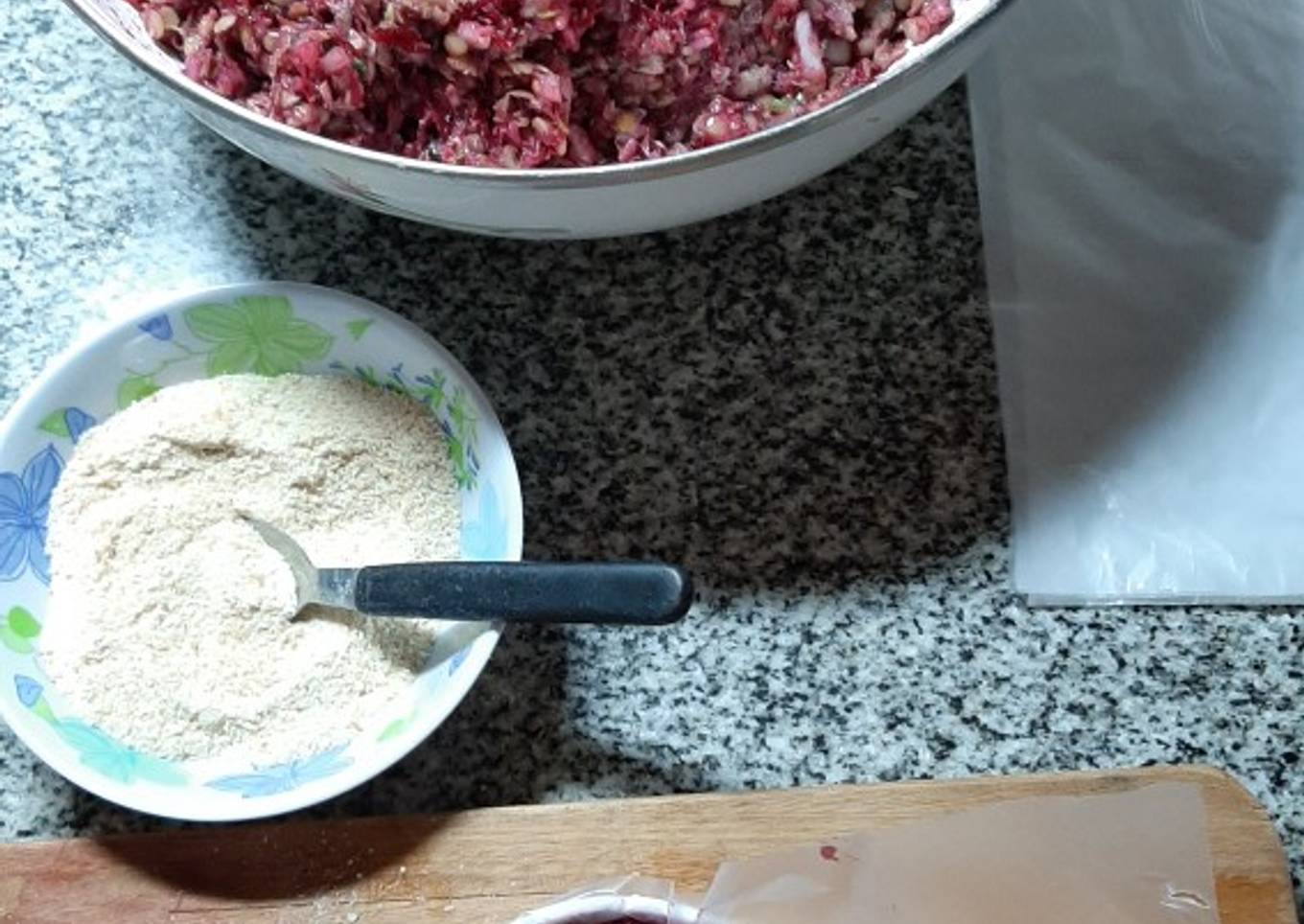 Hamburguesa lenteja y remolacha 😍