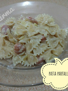 Foto resep Pasta Farfalle Carbonara