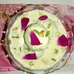 A picture of Rabdi with chhena.