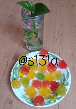 عکسی از دستور پاستیل خانگی 😋(بدون گلوکز)