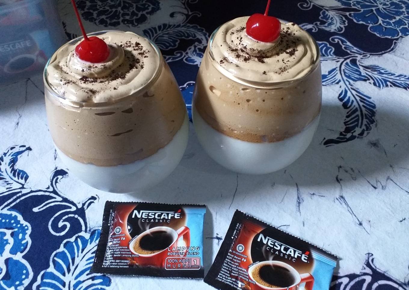 Dalgona Coffee Panna Cotta������