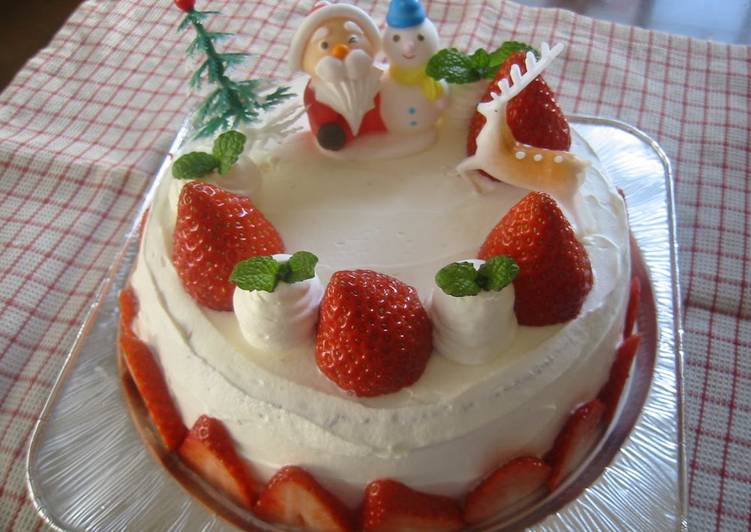 Steps to Prepare Perfect Have a Merry Christmas with a Chiffon Cake