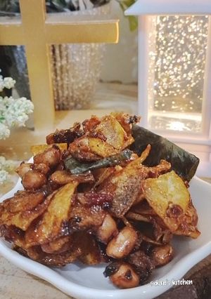 Foto resep Kering Kentang & Kacang, Pedas Manis Kriuk!