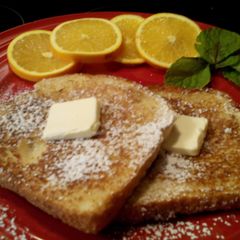 A picture of Sunshine's Orange French Toast.