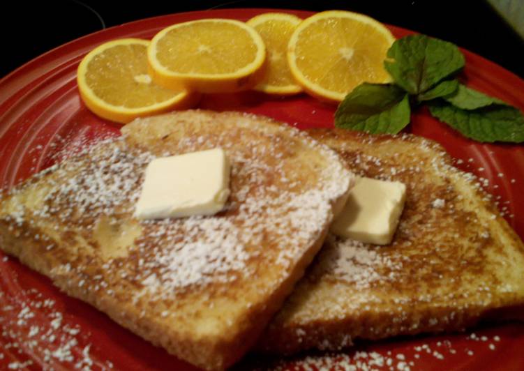 Recipe of Super Quick Sunshine&#39;s Orange French Toast
