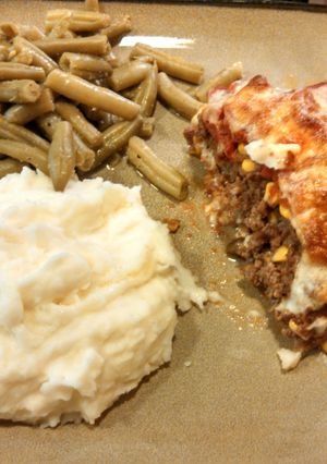 A picture of My Mexican Meatloaf.