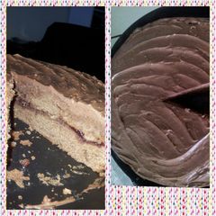 A picture of Worlds most AWESOME Chocolate cake.