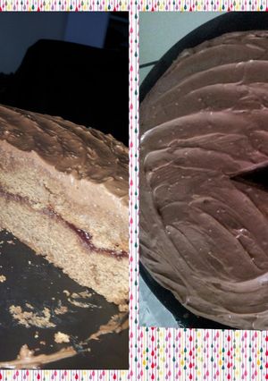 A picture of Worlds most AWESOME Chocolate cake.