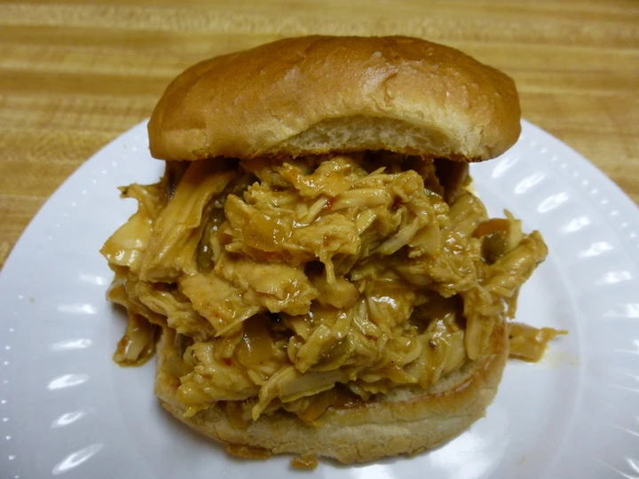 Easy Way Make Crock Pot Honey Mustard Pulled BBQ Chicken the Awesome  Really delicious
