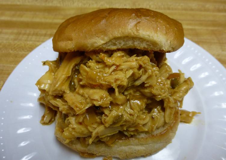 Healthy Recipe of Crock Pot Honey Mustard Pulled BBQ Chicken