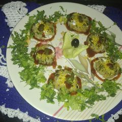A picture of Palak tikki.