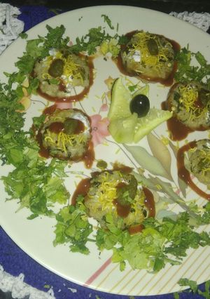 A picture of Palak tikki.