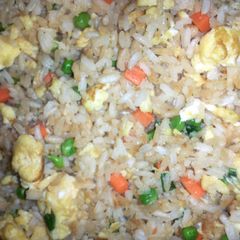 A picture of Egg fried rice.