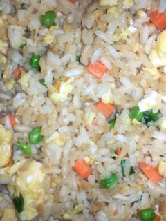 A picture of Egg fried rice.