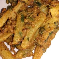 Pakora fries 🍟 A picture of Pakora fries 🍟.
