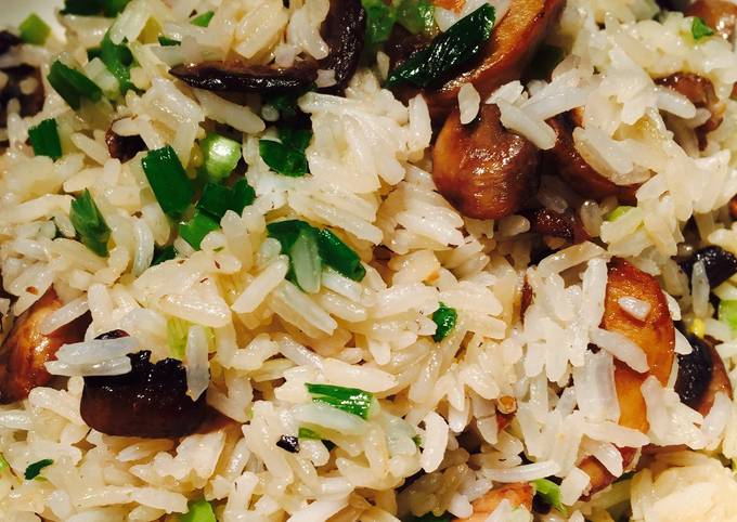 Mushroom & Scallion Fried Rice