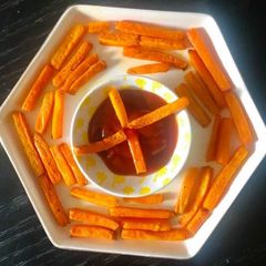 A picture of Baked Carrot Fries.