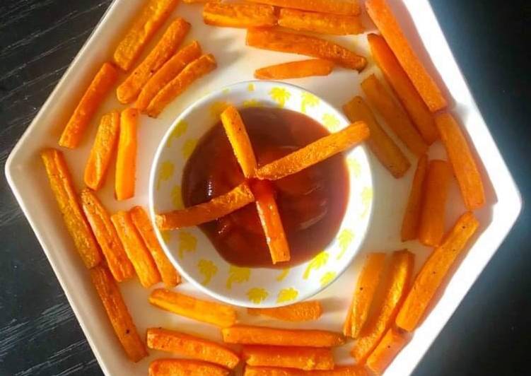 How to Prepare Quick Baked Carrot Fries