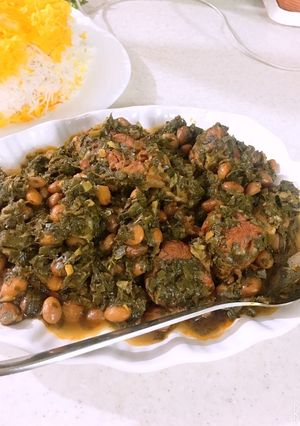 عکسی از دستور قورمه سبزی