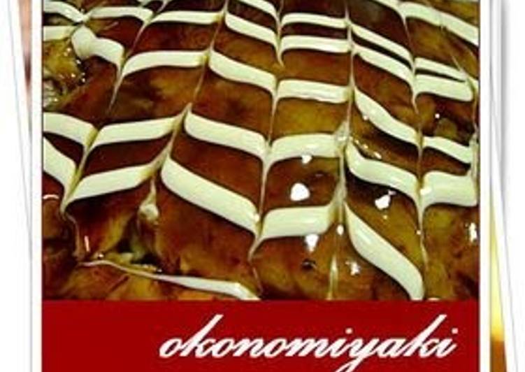 Recipe of Super Quick Homemade A Superb Okonomiyaki made by a Kansai Person (Flour Edition)
