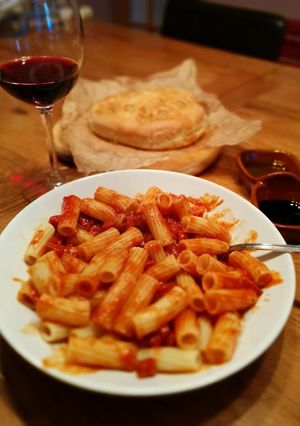 A picture of Chorizo Pasta.