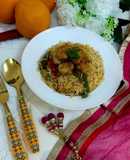 Orange Chicken with fried rice