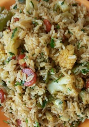 A picture of Veg Biryani.