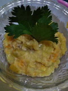 Foto resep Cream soup potato with triple prohe baby 10m+ MPASI