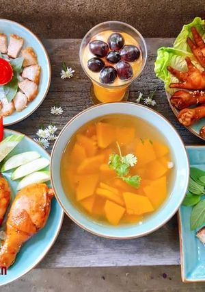 Hình của món Bữa tiệc với các món sử dụng nckd.