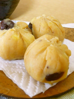 A picture of Oven-Free Wagashi-style Sweet Potato Treats.